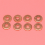 20Pack Copper Rivets and Burrs (14mm 19mm) with 2Pcs Punch Rivet 9