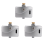 Automatic Electric Urinal Flush Valve Sensor&Manual Wall Mount DC6V 2