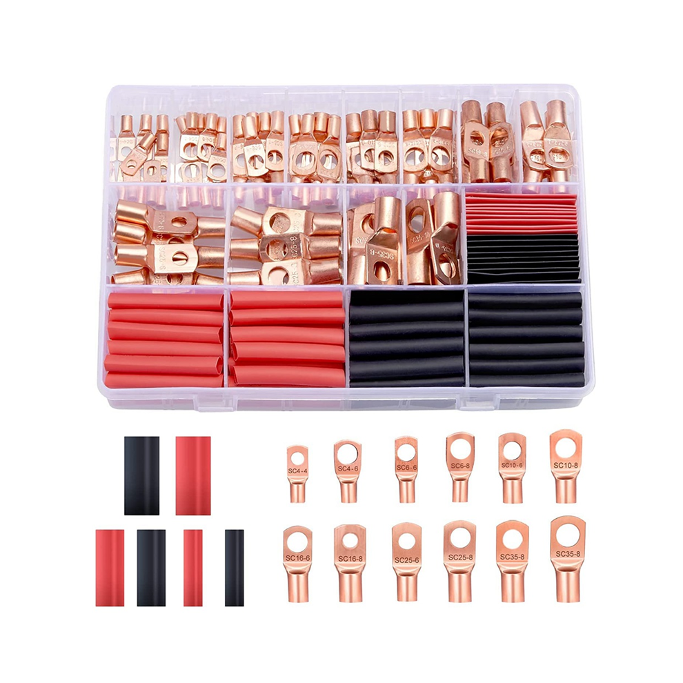 240Pcs Copper Wire Lugs Battery Terminals Cable Ends 4852447508993