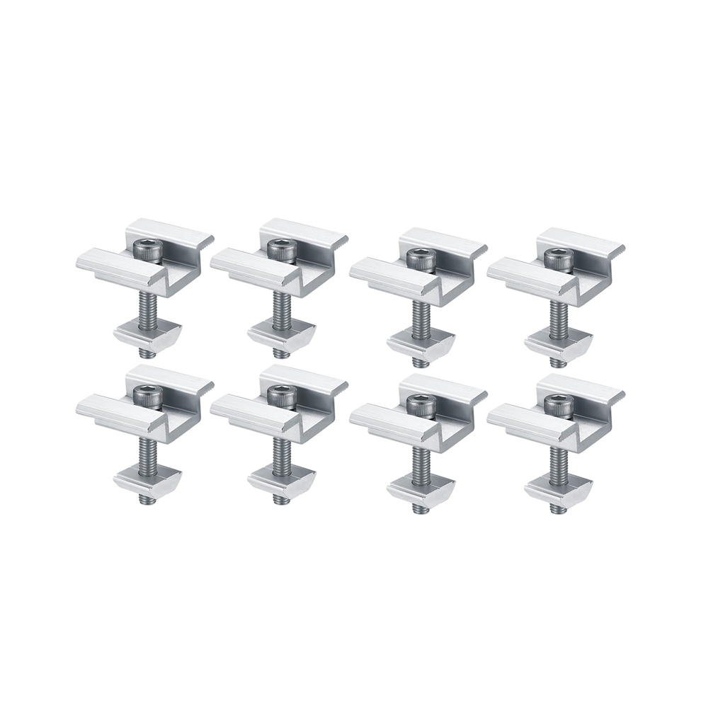 8Pcs Solar Panel Mounting Brackets, Clamps, For Pv 35Mm 4852447508726