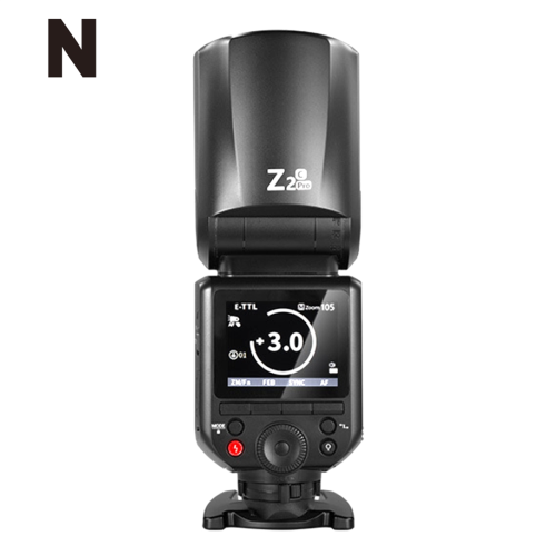 For Z2 PRO 2.4G TTL Round Head Flash Speedlite for 2