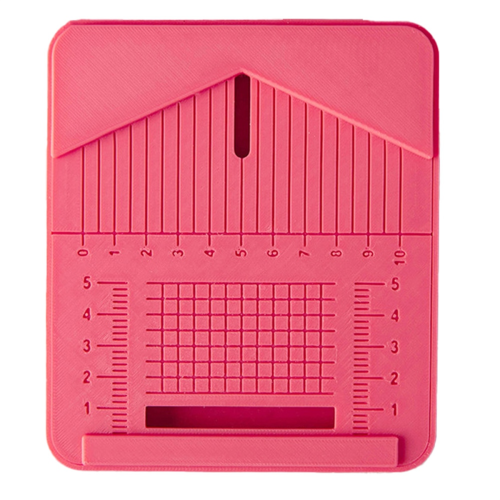 Soft Ceramic Punching Auxiliary Tool Drilling Dust Box Peach Red