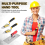 3 Pcs Masonry Tool Set for Concrete Drywall Tile 7