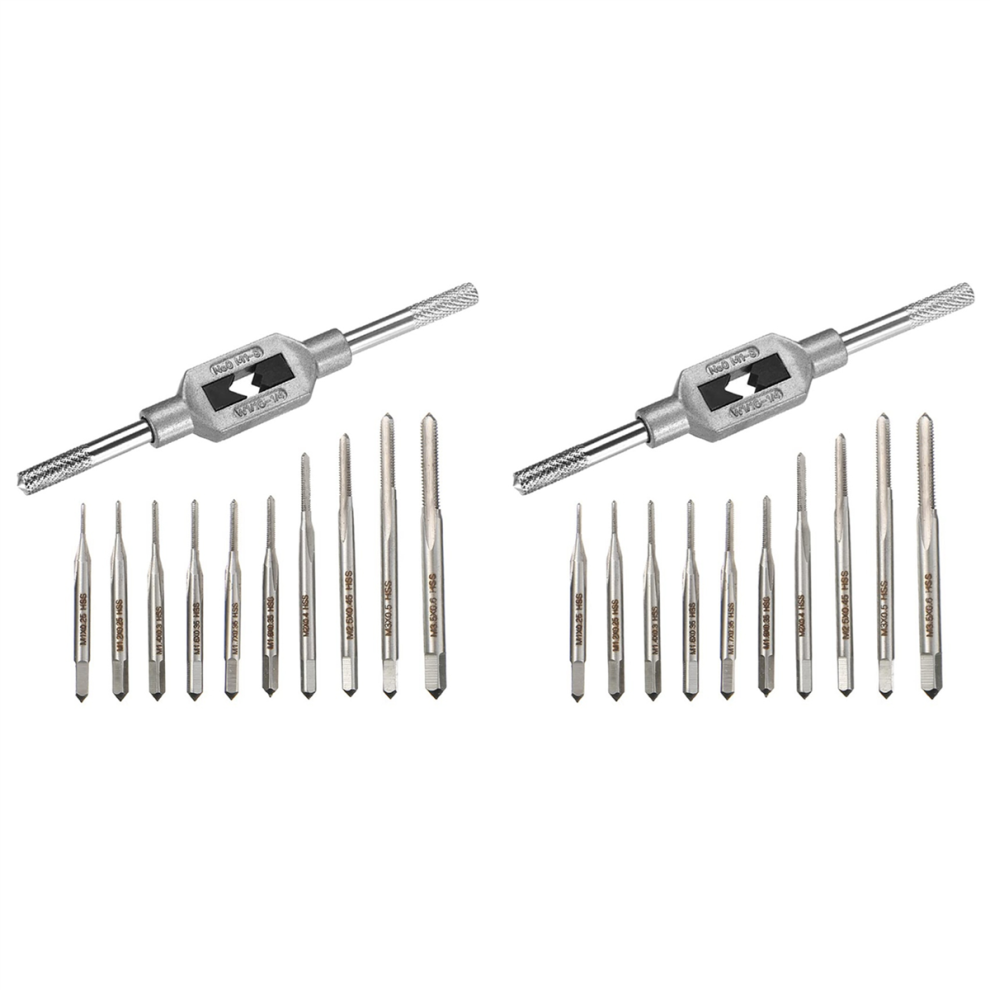 10Pcs Micro-Taps Bit Small Hand Screw Thread Taps M1-M3.5 Hss 4852447517865