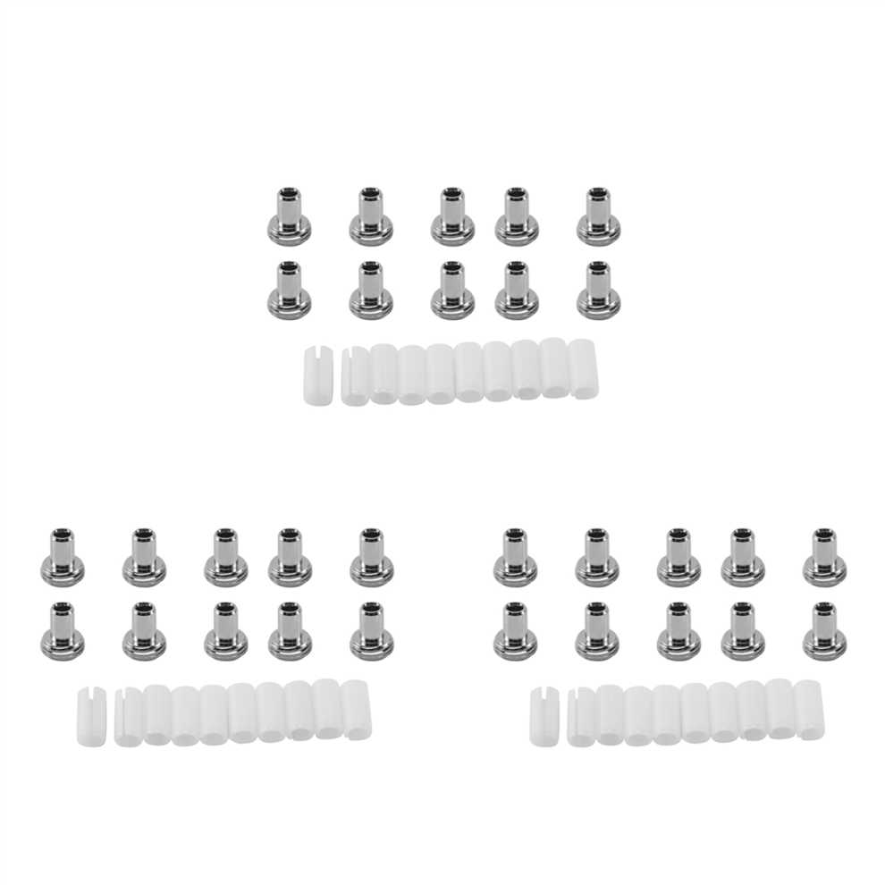 10Pcs Ceramic Tube Sleeves And Metal Head Connector Adapters 4852447517247