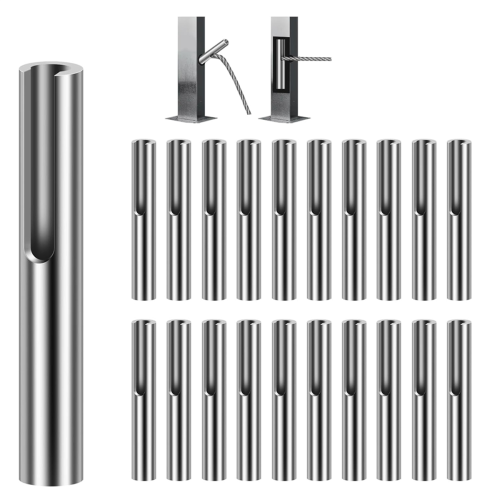 20Pack 1/8in Cable Railing Kit,Swageless Kit 1