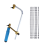 Adjustable Frame Sawbow U-Shape Coping Jig Saw Hand with 8 Blade 2