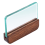 Glass Slicker for Burnishing Leather with Walnut Handle Tool 2