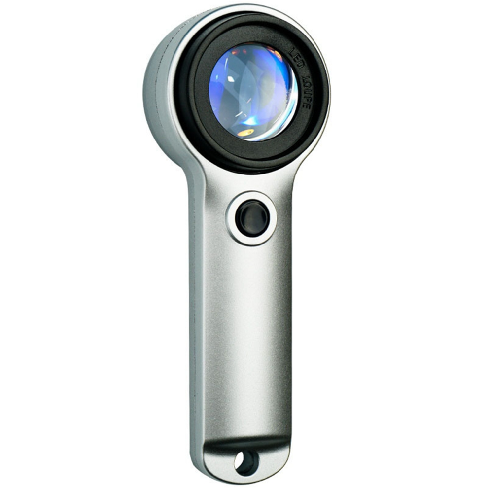 Melitt Handheld Magnifying Glass 30X Usb Charging For Reading