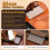 Glass Slicker for Burnishing Leather with Walnut Handle Tool 6