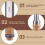 4Pcs Wood Chisels Tool Set for Carpenter 6/12/18/24mm 6