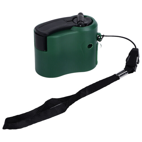 USB Hand Crank Charger 5.5V 600mA LED Light 1