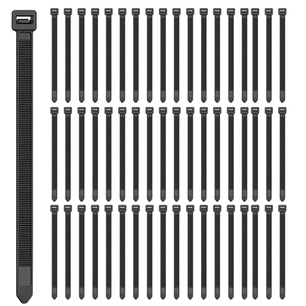 Zip Ties 12 Inch With 120 Pounds Tensile Strength, 100 Pcs 4852447519616