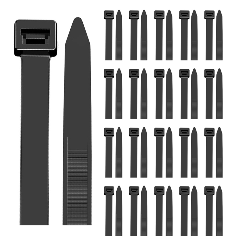 Cable Zip Ties Heavy Duty 12 Inch, 7.6Mm Strong Plastic Wire 4852447519647