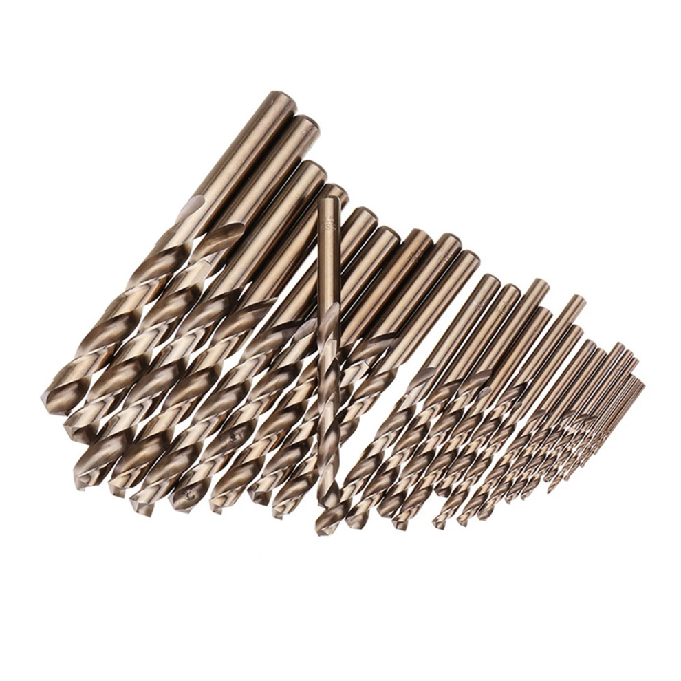 1.0-13Mm Cobalt Coated Drill Bits Hss M35 For Wood Metal Hole Cutter 4852447528595