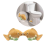 ResinToilet Bolt Covers Cute Bathroom Decor, blue 2PCS 5
