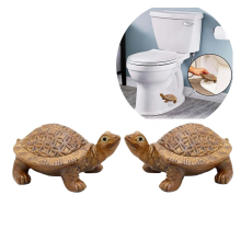 ResinToilet Bolt Covers Cute Bathroom Decor, blue 2PCS