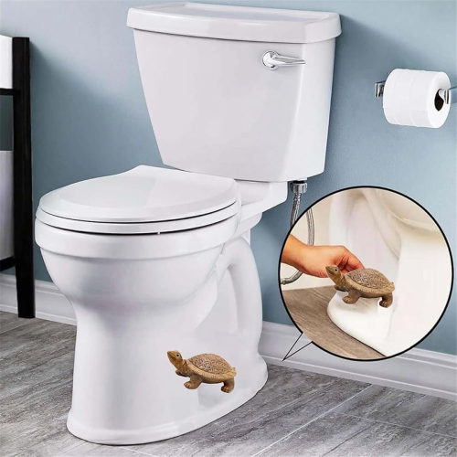 ResinToilet Bolt Covers Cute Bathroom Decor, blue 2PCS 2