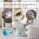 ResinToilet Bolt Covers Cute Bathroom Decor, blue 2PCS 9
