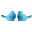 ResinToilet Bolt Covers Cute Bathroom Decor, blue 2PCS 8