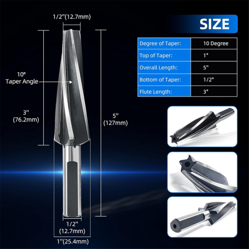 10 Degree Ball Joint Tapered Reamer, Reamer 2