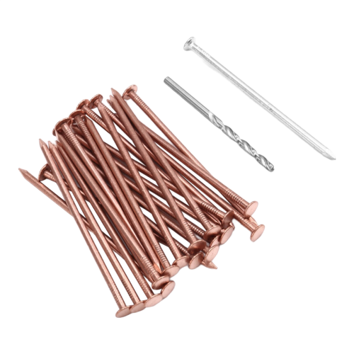 25 Pcs Copper Nails to Killing Trees,3.5 Inch Pure 2