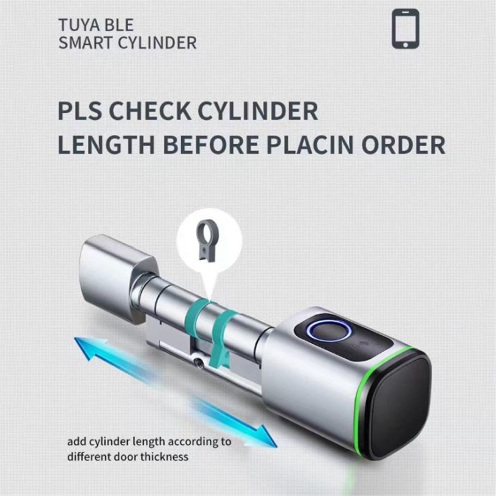 Anti-Theft Gate Fingerprint Lock Replacement Cylinder,A-image-OPC-PJRHJMY-NEW