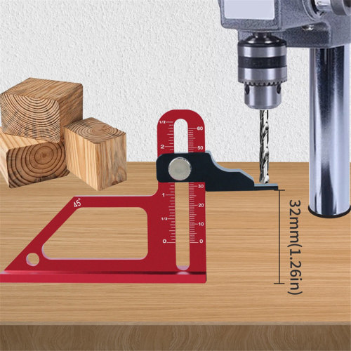 Router Table Height Gauge 0-60mm Adjustable Saw Depth 2