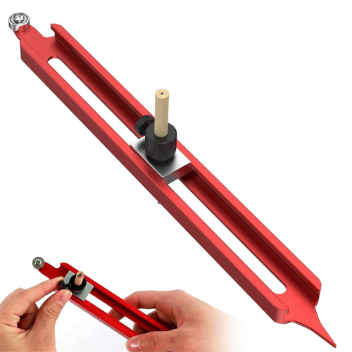 Precise Profile Scribing Ruler, Woodworking Edge Corner Gauge 2