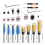 10PCS Router Bits, Including 4 Flush Trim Bits 1/4 Shank 4