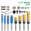 10PCS Router Bits, Including 4 Flush Trim Bits 1/4 Shank 3
