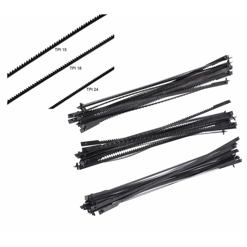 36Pcs Scroll Saw Blades with Pin 15/18/24 Teeth Cut 2
