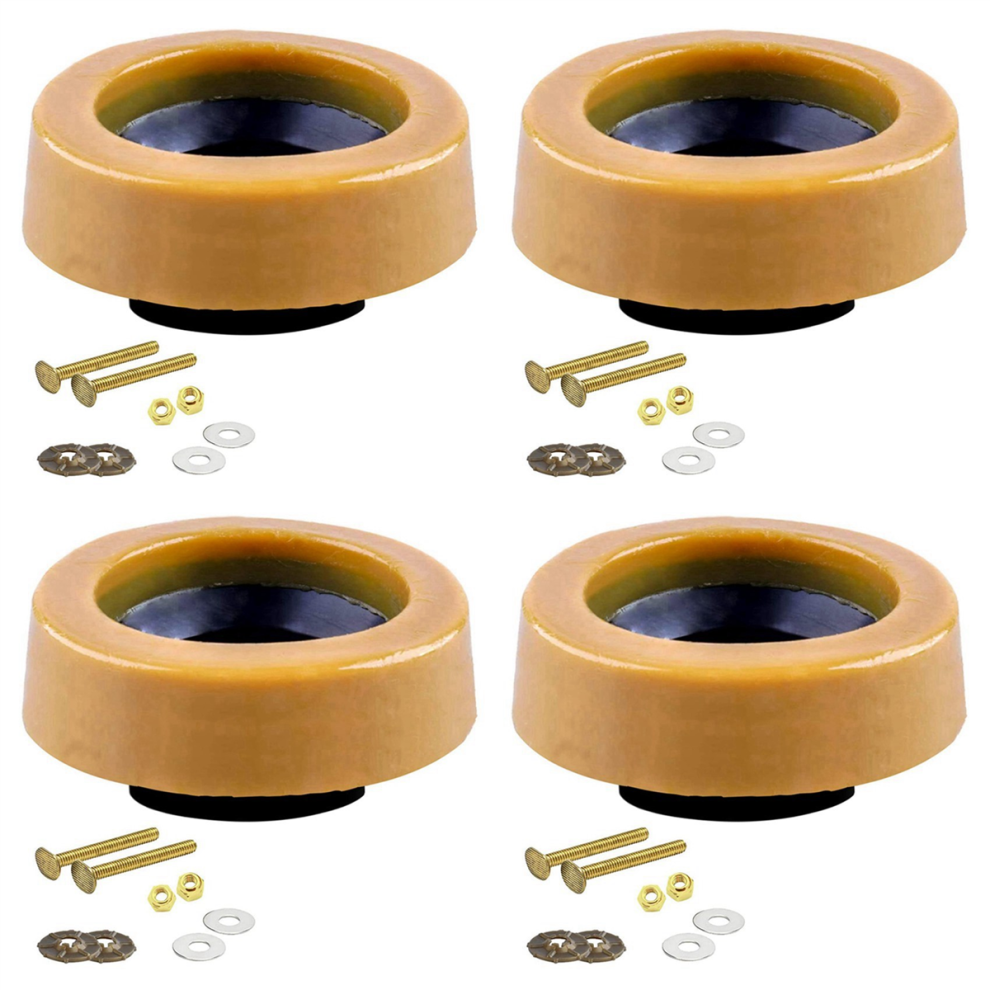 Toilet Wax Ring Kit For Outlet Toilets Install With Flange And Bolts 4852447524023