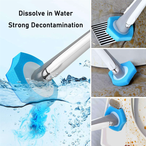 Toilet Bowl Cleaner Wand,Disposable Storage 2