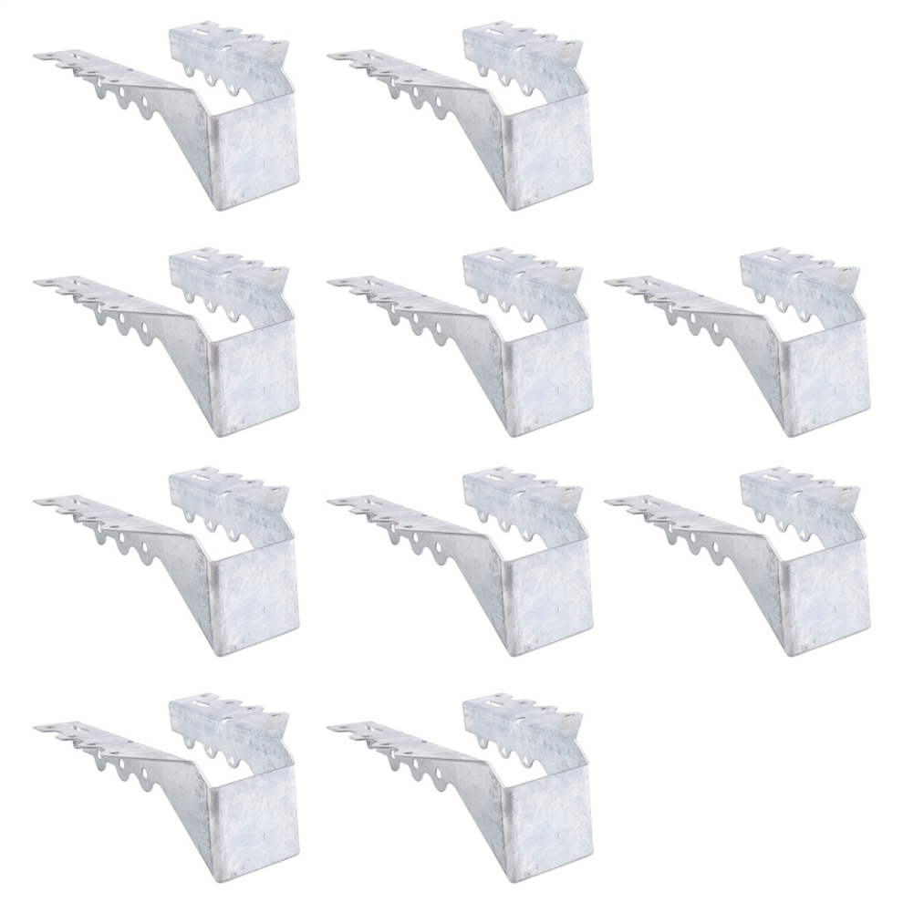 10Pcs 2X6 Joist Hanger,Gauge Double Shear Face Mount Hanger 4852447530291