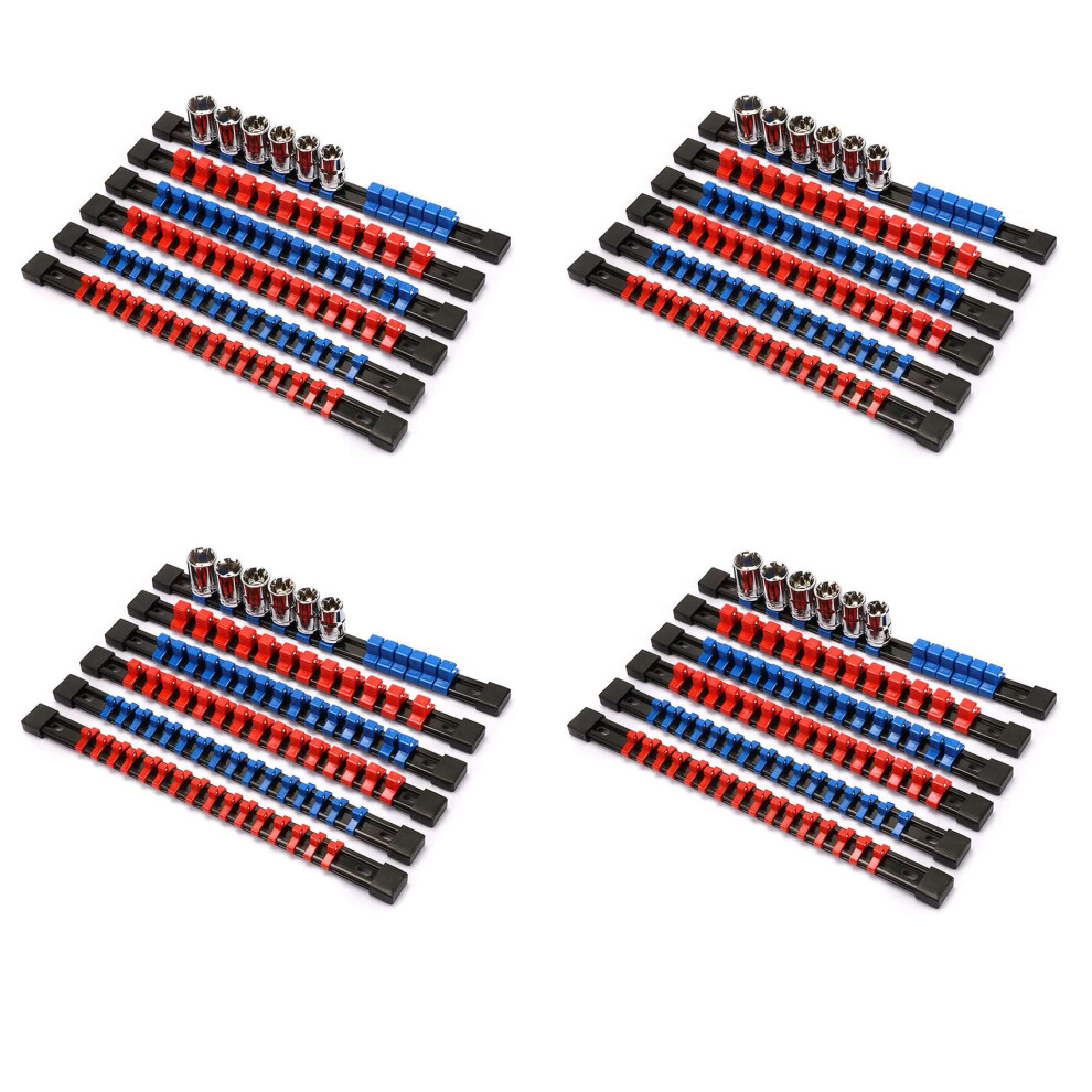 Abs Socket Organizer Drive Holder, 6 Pieces Set 4852447530727