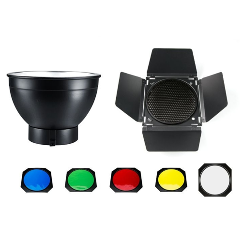 Barn Door Reflector Honeycomb Grid
Photography Lighting Kit 1