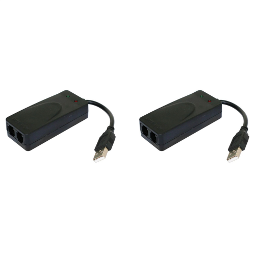 USB Fax Modem Dual Port USB2.0 56K V.92 V.90 External Driver 1