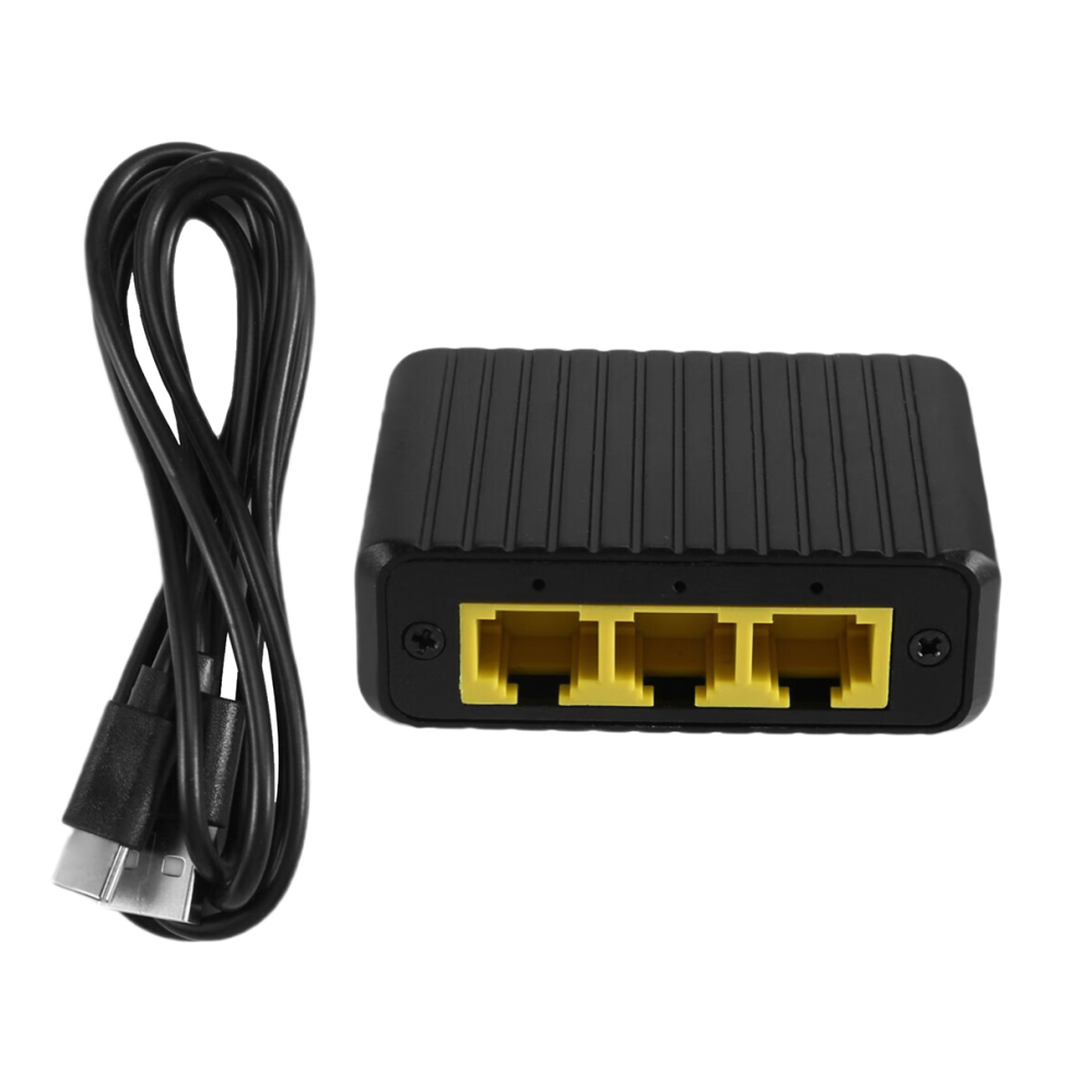 Ethernet Switch 1000Mbps Network Expansion 4 Ports 4852447537153