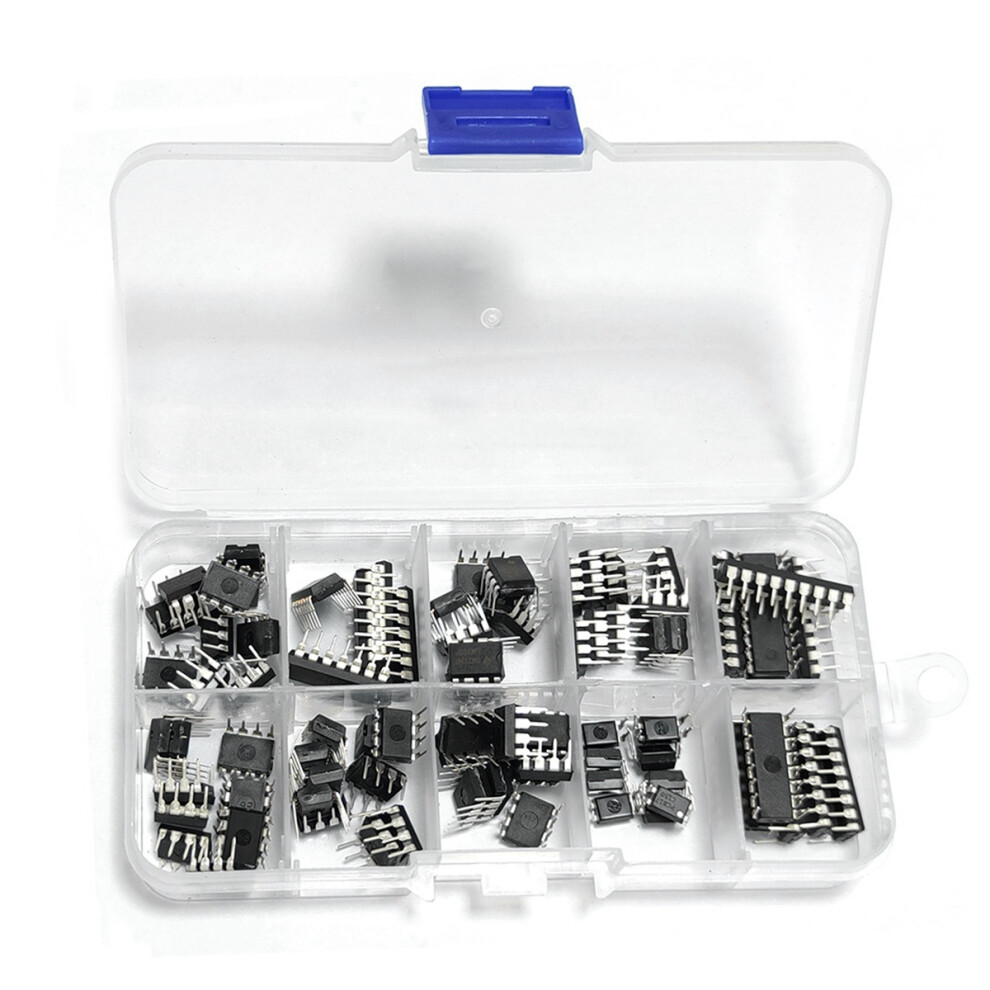85Pcs 10 Specifications Ic Ne555 Lm324 Integrated Circuit Chip Kit 4852447537818