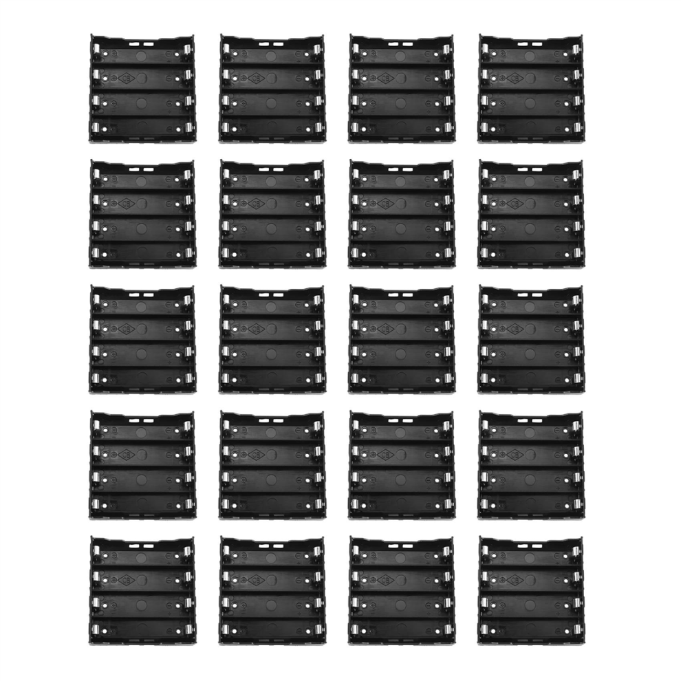 20Pcs Battery Holder Box Case For 4X 13.7V 18650 Black 4852447538853
