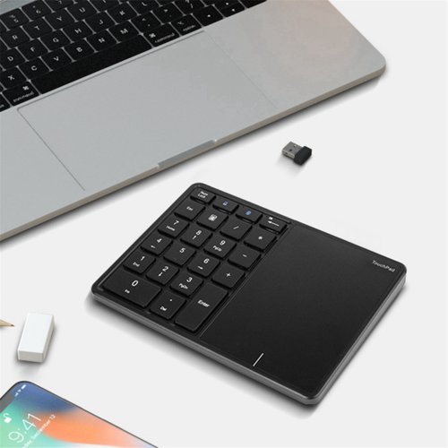 Bluetooth Numeric Keyboard with Touchpad 2