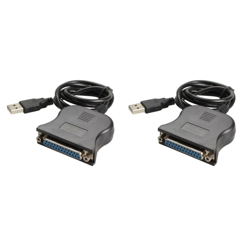 USB to 25 Pinhole Parallel Cable DB25 Interface IEEE 1284 Printer 1