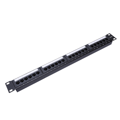 UTP 24 Port Rj45 Patch Panel Rack Ethernet Network Adapter CAT6 2