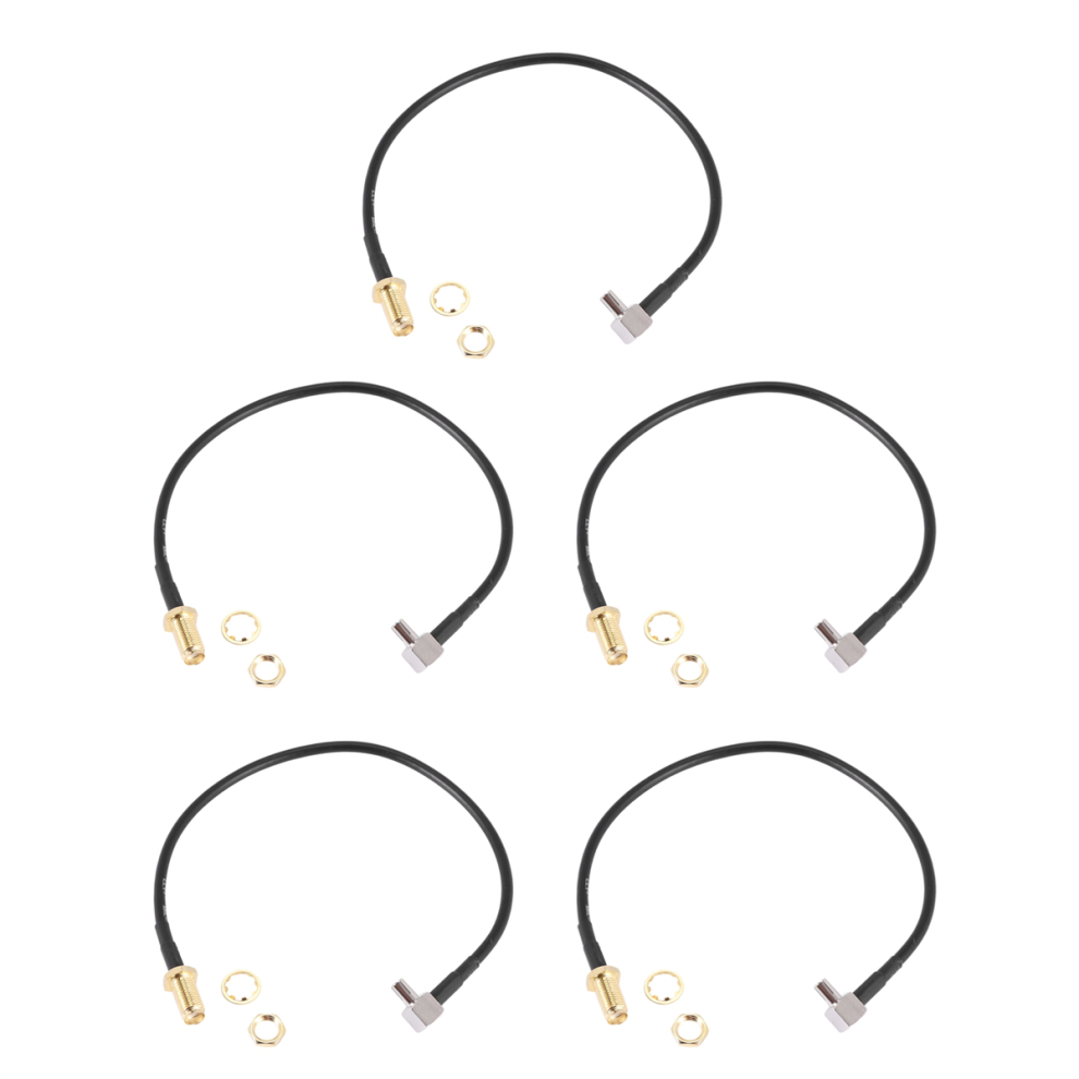 Sma Female Jack To Ts9 Male Right Angle Pigtail Coaxial Cable Antenna 4852447555577
