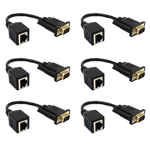 VGA to RJ45 Adapter Network Cable Connector 1