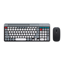2.4G Wireless Keyboard Mouse Combo Bluetooth Colorful