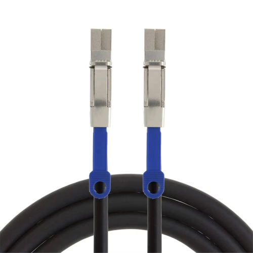 MinSAS Cable 4X SFF-8644 to Shielded Cage 1