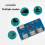 -Compatible Switch Splitter 3 in 1 Out Monitor Module 6