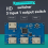 -Compatible Switch Splitter 3 in 1 Out Monitor Module 4